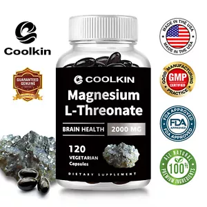 120pcs Magnesium L-Threonate 2000mg - Nootropic Brain Booster, Memory and Focus - Picture 1 of 11