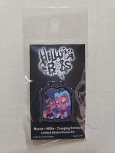 Helluva Boss Moxxie + Millie Changing Portrait Lenticular Pin *LIMITED EDITION* - Picture 1 of 3