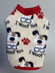 Dog Clothes Fleece Sweater Pullover Size : 8 Small Plus - Picture 1 of 2