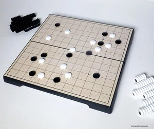 GAME OF GO (WEIQI, BADUK) MAGNETISCHES REISESET ""13 LINE"" BOARD 91⁄4 Zoll (828) - Bild 1 von 6