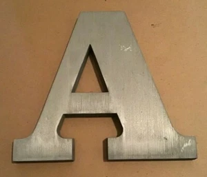 CAST ALUMINUM LETTERS 10" SALVAGE INDUSTRIAL SIGN DECOR Letter - Picture 1 of 16