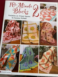 10-Minute Blocks 2 Variations on 3-Seam Squares by Suzanne McNeill - Imagen 1 de 8