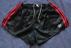 Adidas Shorts Glanz Sprinter Nylon Shiny Silky D7 Retro Vintage Sporthose Gay 80 - Bild 1 von 1