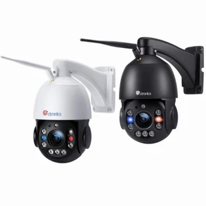 Ctronics 30X Zoom 5MP Überwachungskamera WiFi Outdoor IP-Kamera - Schwarz/Weiß - Bild 1 von 15