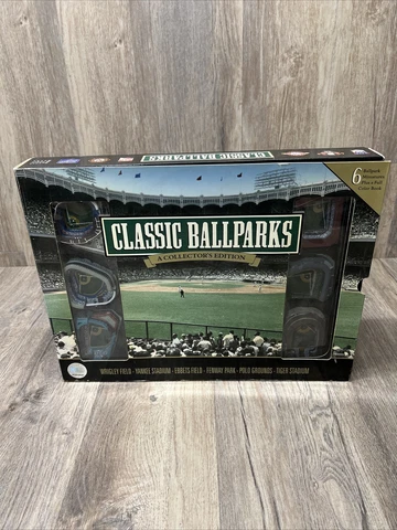 NEW Classic Ballparks Collectors MLB Baseball Wrigley Fenway book & models Cover