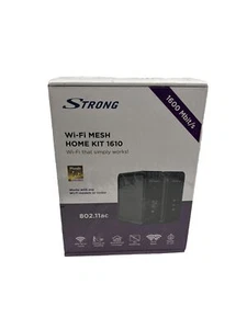 Strong Wi-Wi Mesh Home Kit 1610 High- Speed Mesh WLAN Sistema Banda Dual Router - Picture 1 of 4