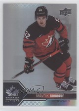 2022 Upper Deck Team Canada Juniors Men's U-20 Pillars of Light Mavrik Bourque
