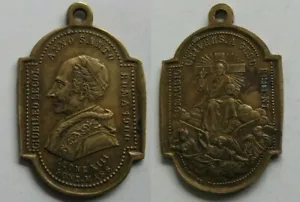 Zaldi2010 - Antique Medal of Leon XIII, Year 1900. 5.10 grams/34x 22 mm - Picture 1 of 1