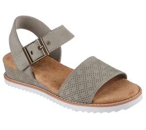 Sandalias Skechers Desert Kiss Serendipitous para mujer con correa al tobillo oliva - Imagen 1 de 1