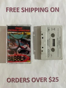 THAT PETROL EMOTION BABBLE 1987 CASSETTE INDIE ROCK - Picture 1 of 2