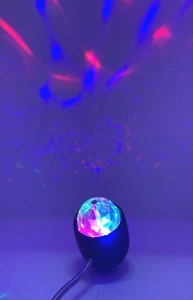 USB Table Lamp with Disco Ball Light With Flexible Gooseneck Cord FREE SHIP b - Picture 1 of 9