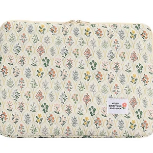 Korea ins style high-value small flowers cute laptop bag 11 inch liner bag flat - Afbeelding 1 van 13