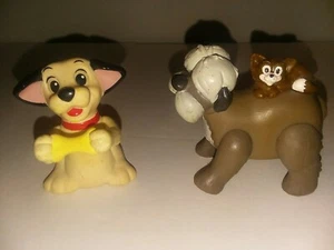 Disney 101 Dalmations Dogs PVC Toys Lot Of 2 A1 - Picture 1 of 2