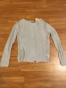Womens Silver Jean Co Knitted Sweater Size M New! - Picture 1 of 3