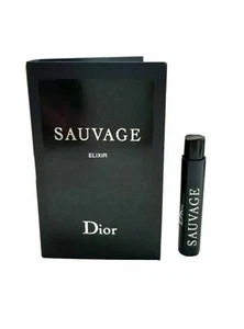 1 Sample Vial SAUVAGE ELIXIR by CHRISTIAN DIOR for Men 0.03 Oz PARFUM CONCENTRE - Picture 1 of 2
