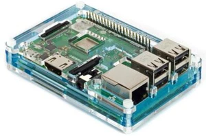 Raspberry Pi Pibow 3 B+ Coupe Étui, Flotilla Bleu - PIMORONI - Photo 1/1