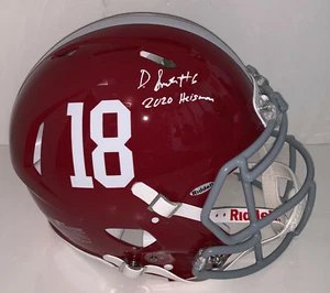 DeVonta Smith Autographed Alabama Tide Authentic Helmet Signed Beckett BAS coa - Picture 1 of 3