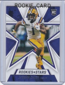 Tarjeta de novato Ja'marr Chase 2021 R&S Fútbol Jamarr LSU TIGERS CINCINNATI BENGALS - Imagen 1 de 2