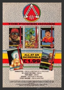 Regno Unito 1988 Esclusiva Pubblicità Videogioco Power House Stampa - Foto 1 di 1