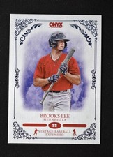 2022 Onyx Vintage Extended Base #OV-BL Brooks Lee - Minnesota