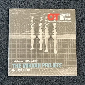 The Mikvah Project Orange Tree Theatre Programme - Picture 1 of 1