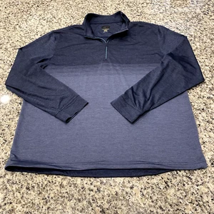 Greg Norman Jacke 1/4 Reißverschluss Golf Langarm Stretch Wicking Herren Gr. XL blau - Bild 1 von 8