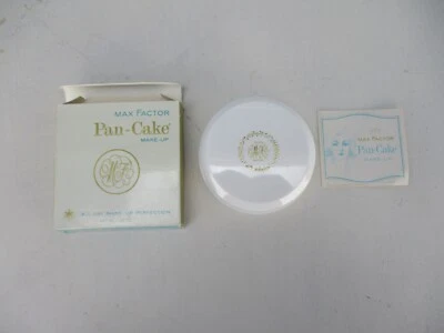 Vintage Max Factor White Pan-Cake  Make Up New in Original Box - Image 1 of 4