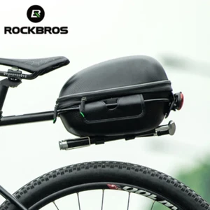 ROCKBROS 8L Bolsa de Bicicleta Impermeable Carcasa Dura Colgar Trasera Bolsa de Sillín de Bicicleta - Imagen 1 de 10