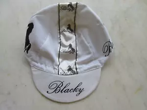 Vintage 90s BLACKY Cycling Cap Hat Berretto - Picture 1 of 3