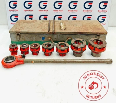 Ridgid 11R BSPT Pipe Threading Die Kit 3/8 -2 inch BSPT Used Fast Shipping - Image 1 of 4