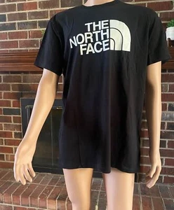 The North Face Men's T-Shirt Short Sleeve Cotton Regular Fit Black Size L New - Picture 1 of 10