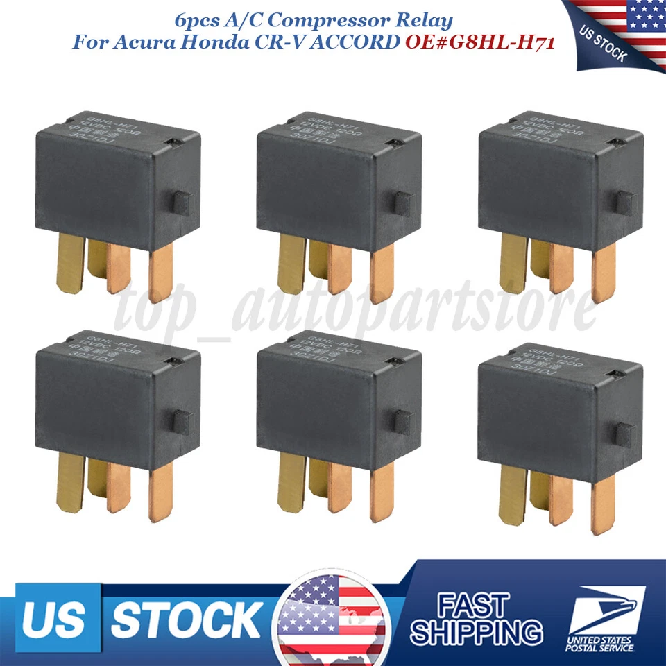 Relé de repuesto para Honda Accord Acura ILX 39794-SDA-A03 5 piezas 12VDC G8HL-H71 Foto 1 de 4