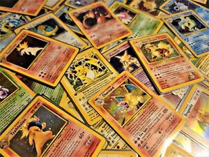 Pokemon Authentic Vintage 50 Card Lot! 1 VINTAGE HOLO GUARANTEED!