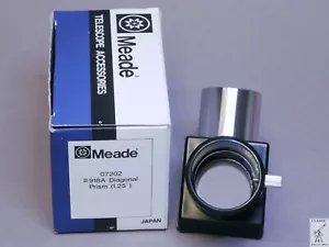 MEADE 07202 #918A Diagonal Prism (Zenitprisma) 1.25'' (with box), Made in JAPAN - Bild 1 von 9