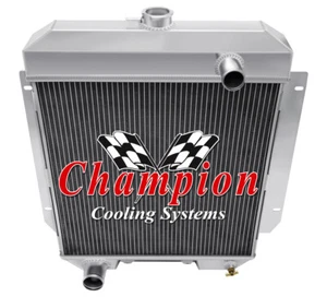3 Row Cold Champion Radiator for 1955 1956 Mercury Montclair V8 Engine #CC5655B - Foto 1 di 7