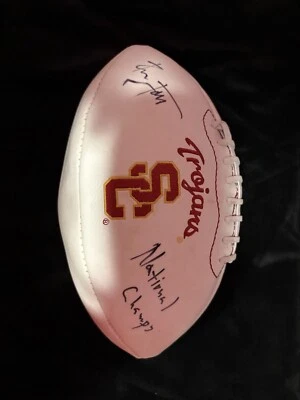 RONNIE LOTT USC TROJANS SIGNED NATIONAL CHAMPIONSHIP FOOTBALL - JSA AUTHENTIC - Image 1 of 4