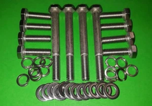 Triumph Stag V8 Engine Inlet Manifold STAINLESS Bolts Fitting Kit HB874 HU858 - Bild 1 von 1