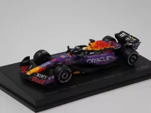 Spark Red Bull Oracle RB19 #1 Verstappen World Champion 2023 Las Vegas 1/64 Y356 - Foto 1 di 3