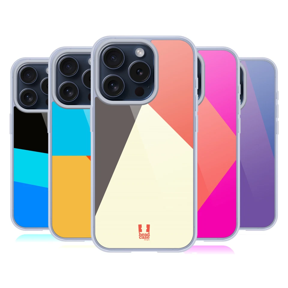 HEAD CASE COLOUR BLOCK CUSTODIA COVER MORBIDA IN GEL PER APPLE iPHONE TELEFONI - Immagine 1 di 1
