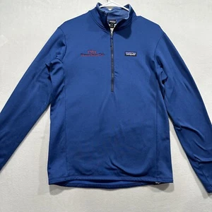 Patagonia Women's R1 Daily Jacket Blue Medium CISA Sailing 1/4 Zip $149 - Picture 1 of 4