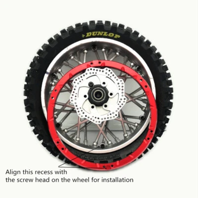 Aluminum Rear Wheel Reinforcement Rings for Promoto MX Motorcycle for LOS46003 - Image 1 of 4