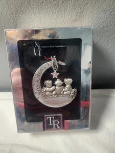 Things Remembered Make A Wish 1998 Pewter Ornament 3.5” Present - Picture 1 of 4