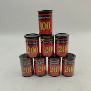 Lot of 8 Seattle Filmworks 200 & 100 20 Exposure 35mm Color Film Rolls Expired - Picture 1 of 9