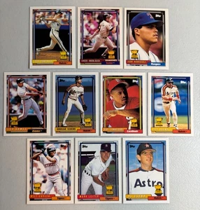 1992 Topps All Star Rookie Team sottoset 10 carte Gold Cup (Rodriguez, Bagwell) - Foto 1 di 1