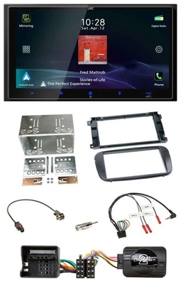 JVC USB Bluetooth 2DIN DAB Lenkrad Autoradio für Ford Focus C Max Galaxy Profi s - Bild 1 von 4