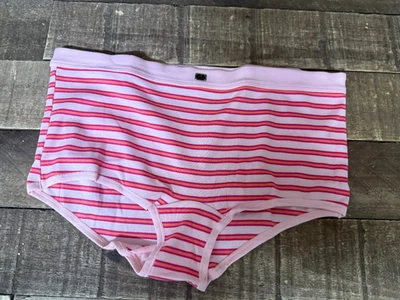⚡️Victoria's Secret Pantalones Cortos a Rayas Bragas Ropa Interior XL Lote 4 NUEVO⚡️ Foto 1 de 3