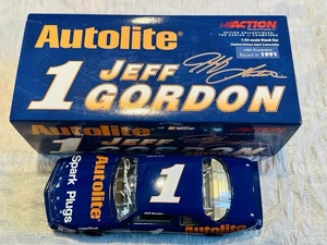 JEFF GORDON SIGNED 1989 AUTOLITE SPARK PLUGS 1/24 NASCAR CAR!!!!! - Picture 1 of 5