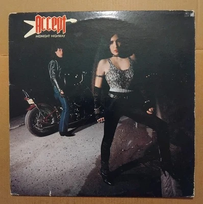 Accept  - Midnight Highway.  Vinyl L.P 1983. (U.S. Import) VG+/G Foto 1 de 4