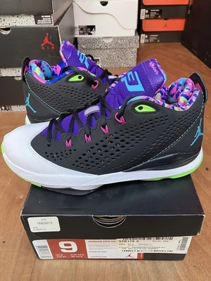 Nike Jordan Cp3.VII Bel Air 2014 negro gamma azul-blanco-flsh 616805-015 hombres US9 Foto 1 de 4