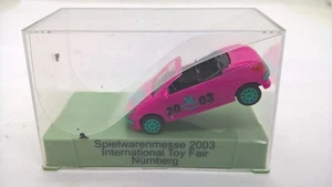 AWM Peugeot 206 CC Cabrio abierto rosa turquesa modelo de feria 2003 en EMBALAJE ORIGINAL (77) - Imagen 1 de 4